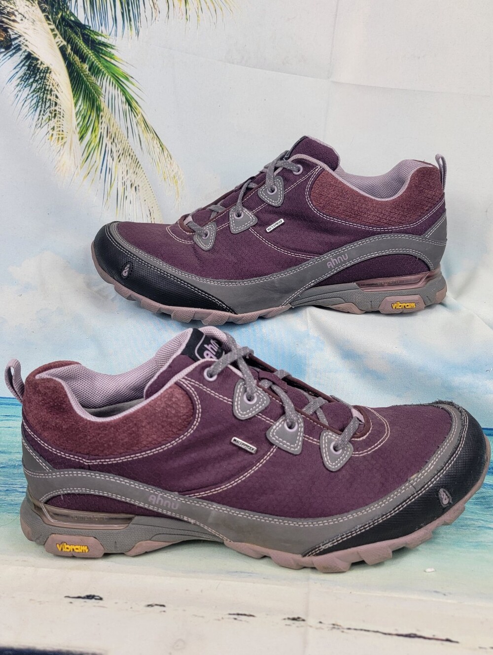 Ahnu Sugarpine Hiking  Waterproof Trail Athletic Shoes Womens 11